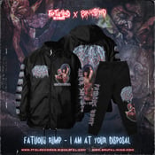Image of Officially Licensed Fatuous Rump "I AM AT YOUR DISPOSAL" Cover Art Windbreaker/Sweatpants