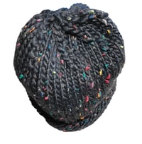 Image 2 of Black Fleck Hat made from recycled plastic bottles