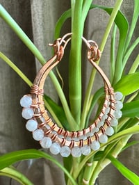 Image 4 of Moonstone Swing Earrings