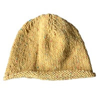 Image 1 of Yellow Flecked Recycled Wool Hat