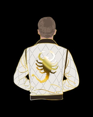 The Scorpion hard enamel pin badge 