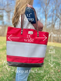 Image 2 of Preorder: The Traveler- Red or Navy Burn Bag