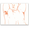 Doom scrolling  ·  Armpits · 80 x 50 cm