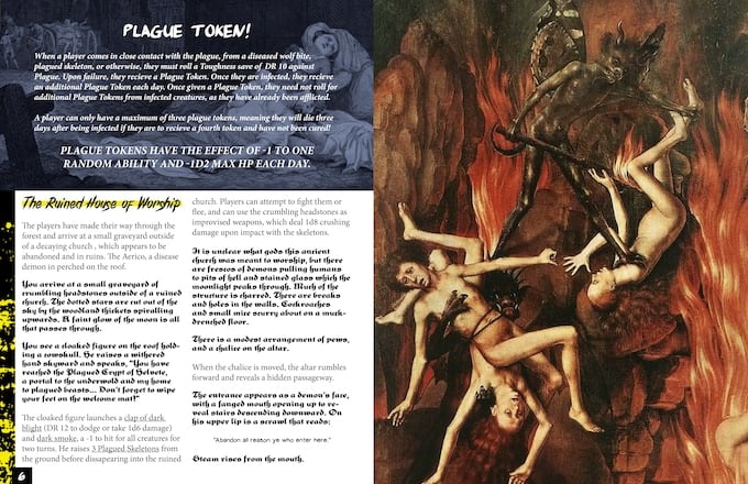 THE PLAGUED CRYPT OF HELVETE + PDF