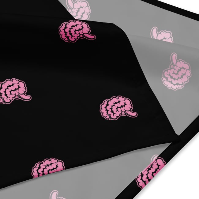 Brain Bandana Black