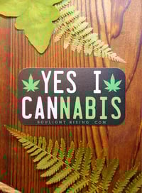 Yes I Cannabis Sticker