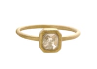 Image 1 of Reserved. Emerald cut diamond engagement ring. 18k. Hendrik