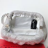 Image 3 of Akira Rhinestone Clutch