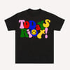 TODAYS RIOT RAINBOW T-SHIRT (BLACK) 