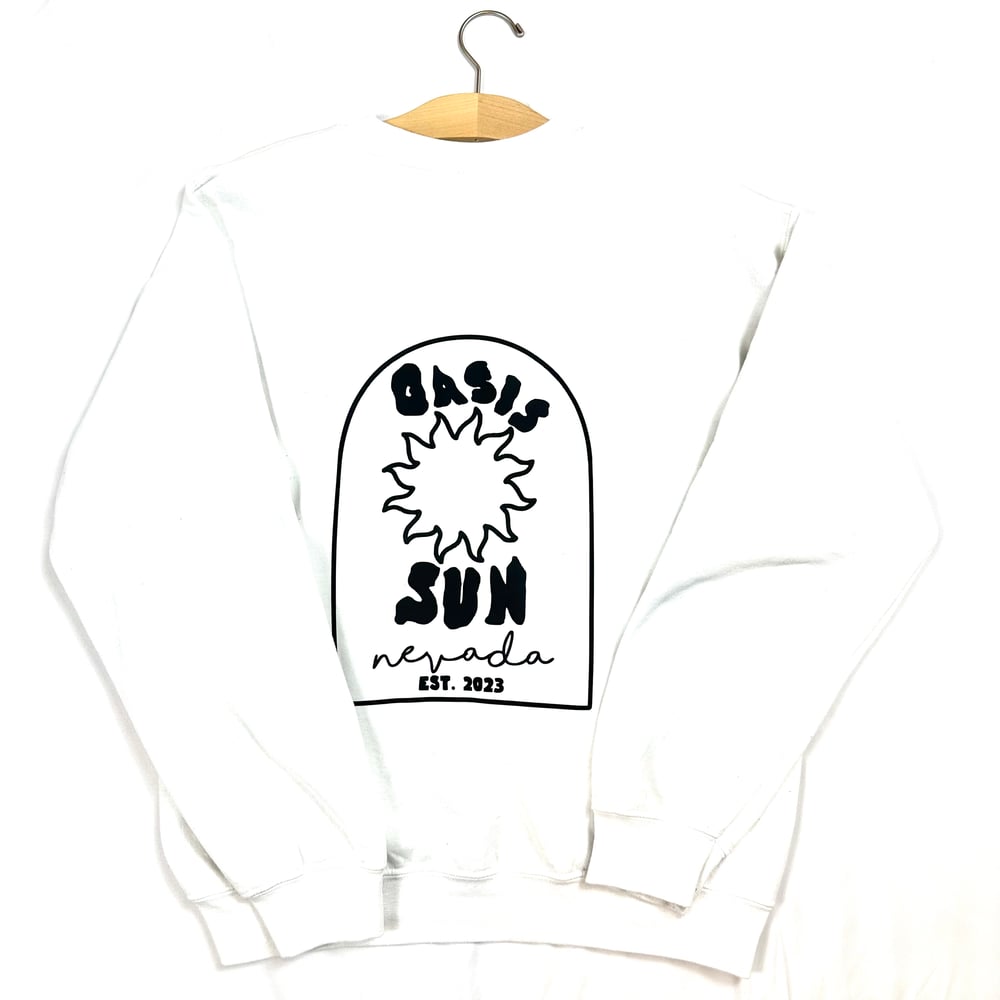 Oasis Sun White Crewneck