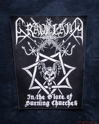 Image of In the Glare of Burning Churches - Back patch