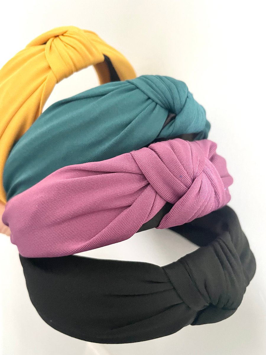 Wide fabric headbands I love bows