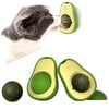 Wall Teeth Cleaning Catnip Balls Cute Rotatable Avocado Shape Pet Cat Mint Toy for Cat