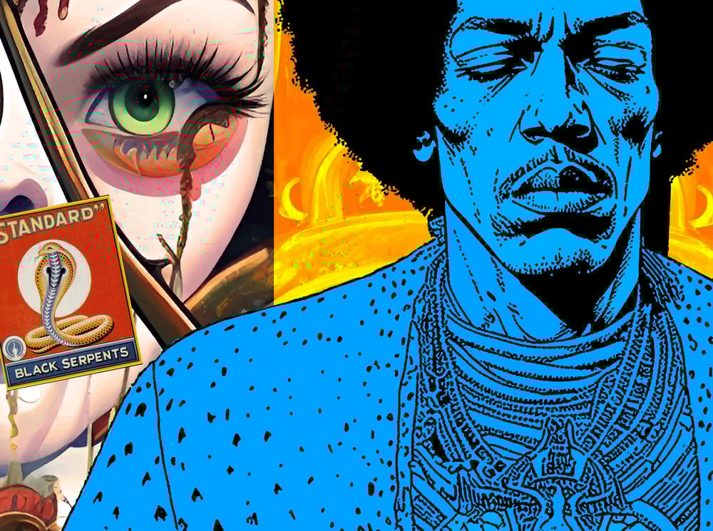 Image of Jimi Hendrix Serpents