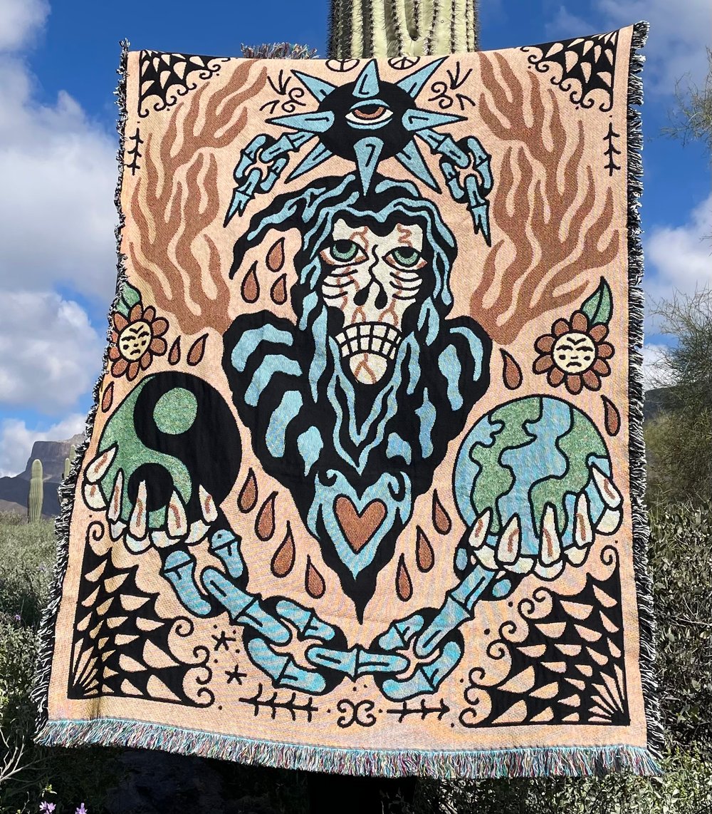 World Peace Cant Exist tapestry