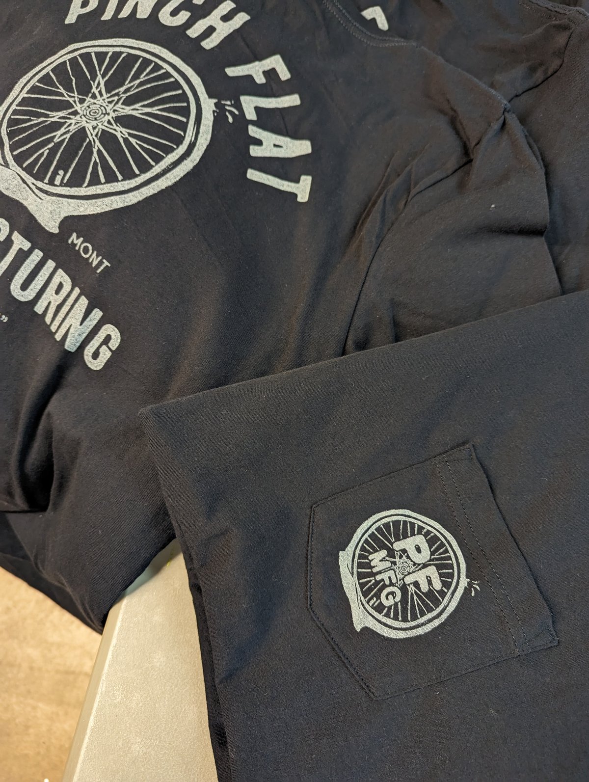 Image of Black Pocket Tee