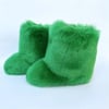 Green Fur Boot 