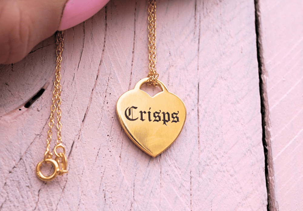 Gold Plated Heart Pendant 