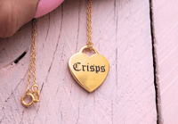 Image 3 of Gold Plated Heart Pendant 