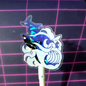 Hisuian Starters Holographic Vinyl Stickers