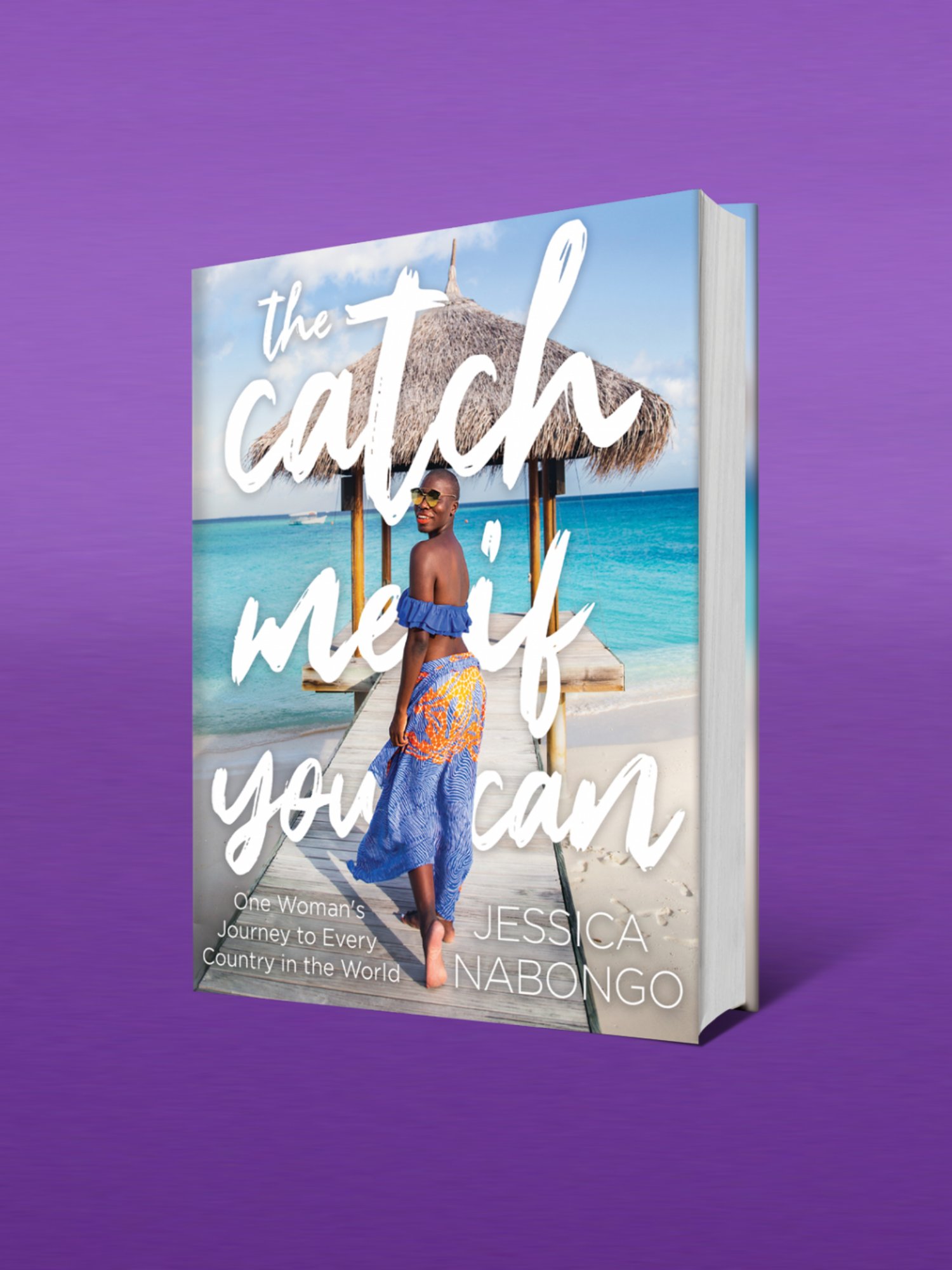 Image of The Catch Me If You Can: One Woman's Journey to Every Country by Jessica Nabongo (Hardcover Book)