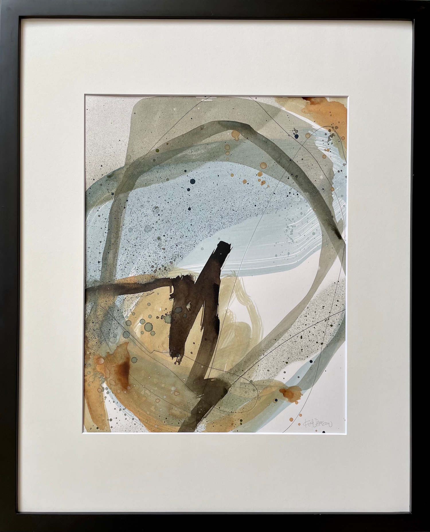 Shaded Spring II by Kiah Denson - Framed Original Painting