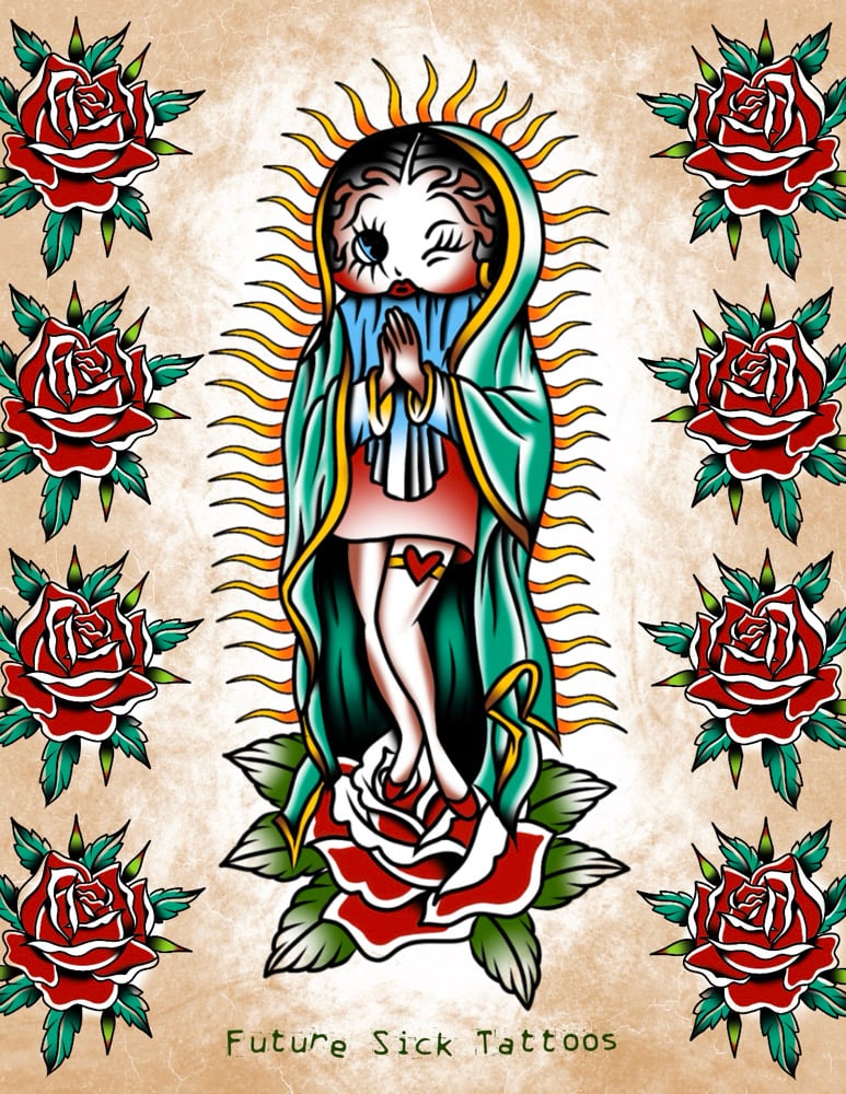 Image of 11x14 Virgen Boop