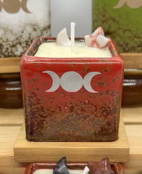 Image 8 of Mother Maiden Crone Pottery Candle