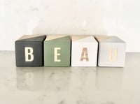 Image 5 of Personalised Name Blocks