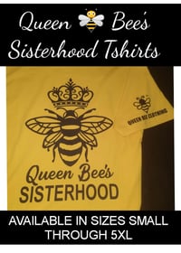 Image 1 of QUEEN BEE'S OFFICIAL GOLD TSHIRT