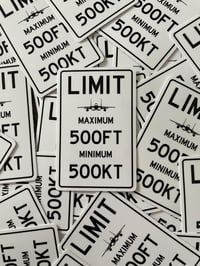 Image 2 of F-15 Low Level Road Sign Sticker