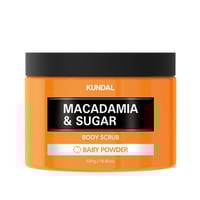 Kundal Macadamia & Sugar Body Scrub Baby Powder 550g