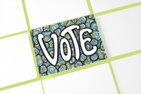 Image 3 of 1000+ Postcards - Whimsical Clouds Postcards To Voters