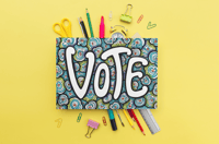 Image 1 of 1000+ Postcards - Whimsical Clouds Postcards To Voters