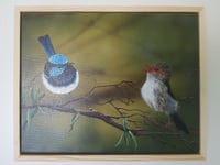 Image 2 of  "Serenade" Original Acrylic Artwork on Framed Canvas 