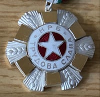 Image 2 of Cold War (Bulgaria) Order Of Labor Of Glory, 2nd Class