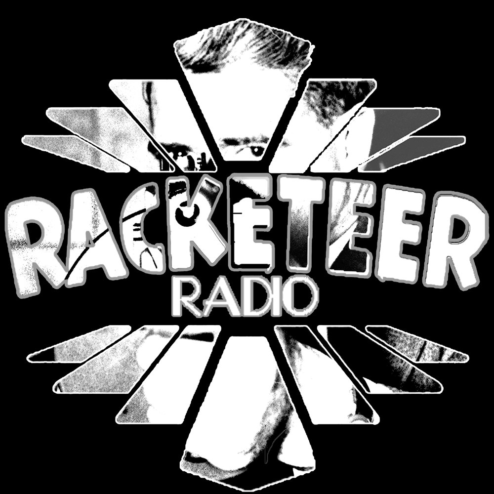 Racketeer Radio KFQX Gun'd Down 3/4 Sleeve Raglan Shirt - Unisex