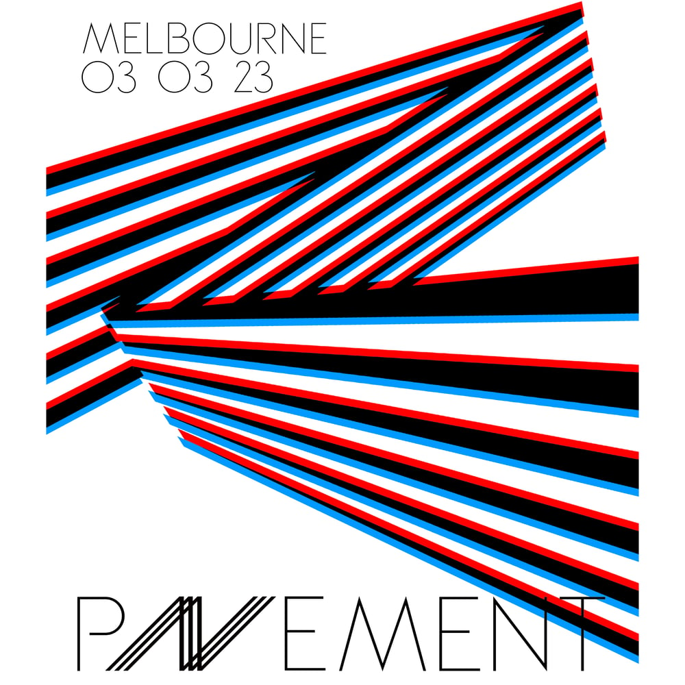 Pavement Melbourne Poster