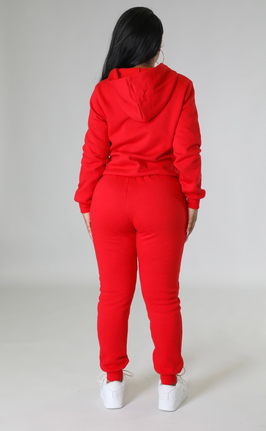 Image of Eye On Me Sweatsuit (Red)
