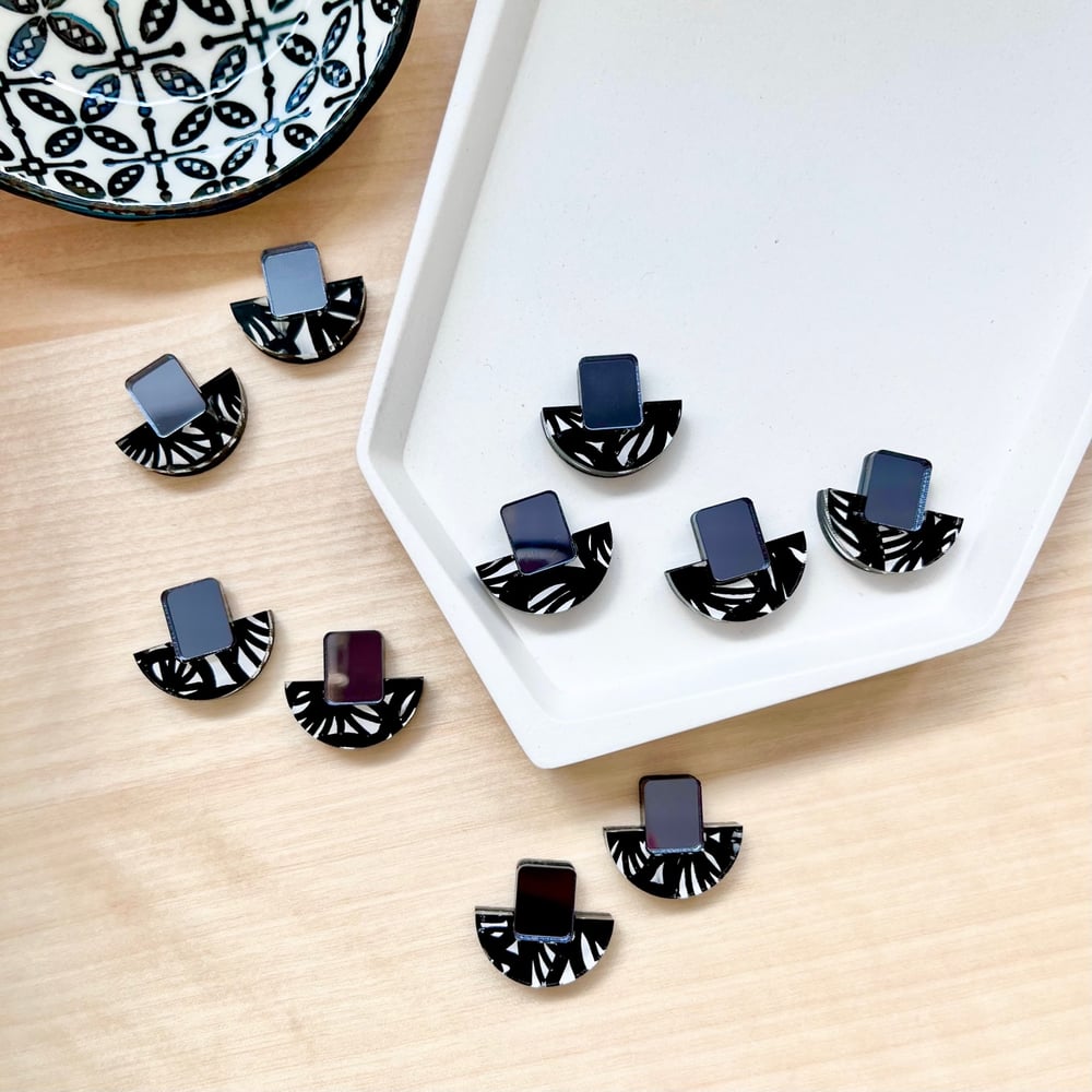 Image of Monochrome (hand-painted) Studs