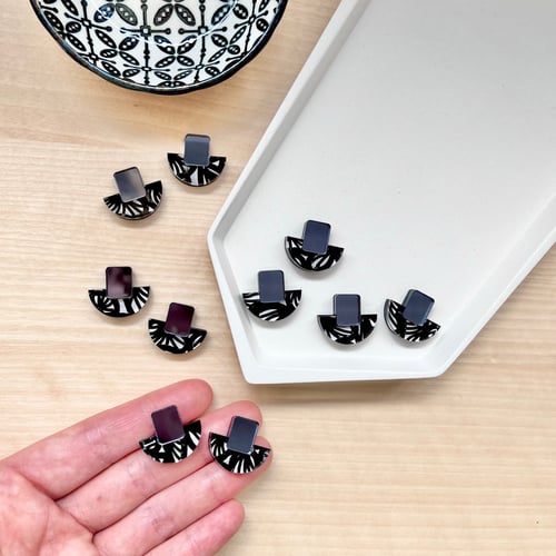 Image of Monochrome (hand-painted) Studs