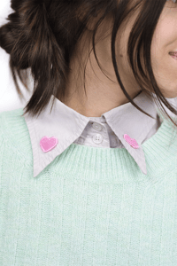 Image 1 of Pin's brodé cœur 