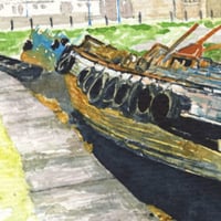Image 3 of "Mooring, The Claddagh" - ORIGINAL &