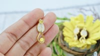 Image 2 of Cracked Eggies - 14k Gold Plated Stud Earrings 