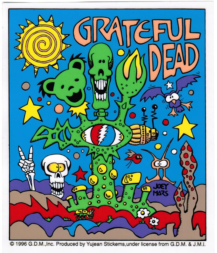 Vintage Grateful Dead sticker (cybershroom)