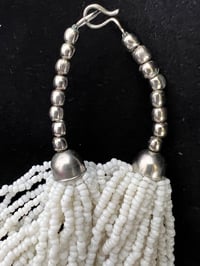 Image 3 of Many multi stranded white necklace