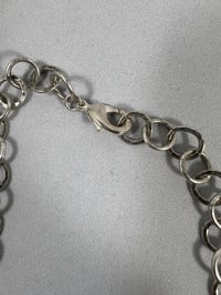 Image 3 of Colorful disks on silver chain