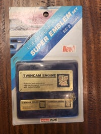 Image 1 of Metal Twincan DOHC Gold Emblem Set 