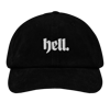 'HELL' EMBROIDERED CORD CAP