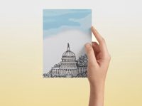 Image 1 of 1000+ Postcards - Sky Blue Capitol - Postcards To Voters